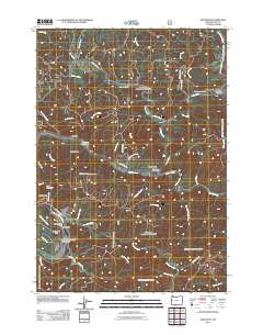 2011 Map of Mapleton, 2011 Print