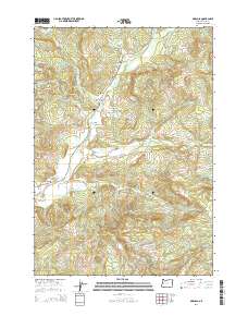 2014 Map of Marcola, 2014 Print