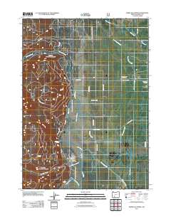 2011 Map of Mares Egg Spring, 2011 Print