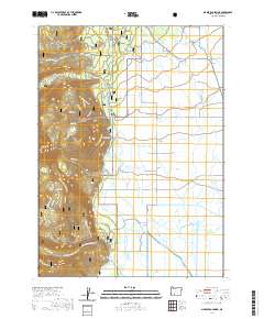 2020 Map of Mares Egg Spring, 2020 Print