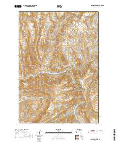 2020 Map of Masiker Mountain, 2020 Print