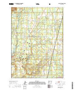 2020 Map of Masten Butte, 2020 Print