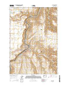 2014 Map of Maupin, 2014 Print