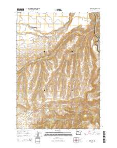 2014 Map of Maupin SW, 2014 Print