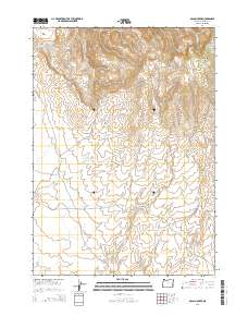 2014 Map of McCain Creek, 2014 Print