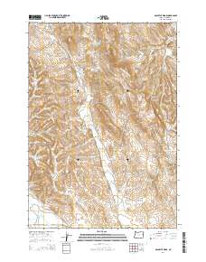 2014 Map of McCarthy Ridge, 2014 Print