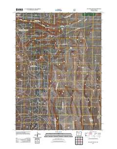2011 Map of McCarty Butte, 2011 Print