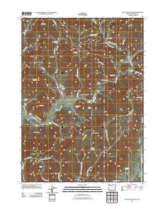 2011 Map of McConville Peak, 2011 Print