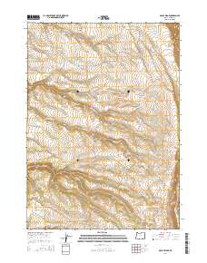 2014 Map of McCoy Ridge, 2014 Print