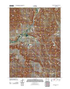 2011 Map of McEwen Butte, 2011 Print