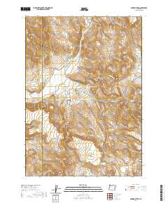 2020 Map of McEwen Butte, 2020 Print