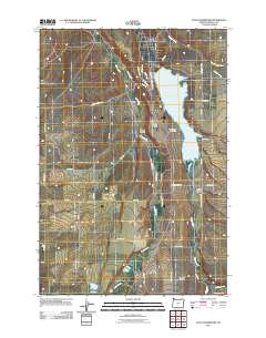 2011 Map of McKay Reservoir, 2011 Print