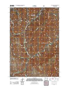 2011 Map of McLain Gulch, 2011 Print