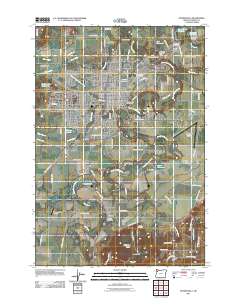 2011 Map of McMinnville, 2011 Print