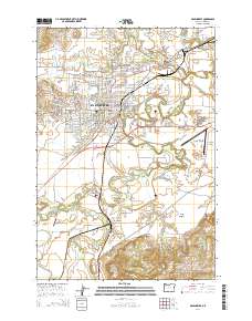 2014 Map of McMinnville, 2014 Print