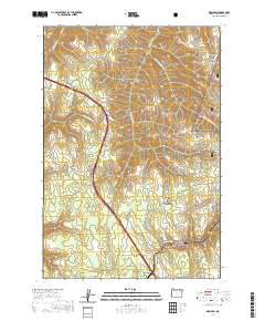 2020 Map of Meacham, 2020 Print