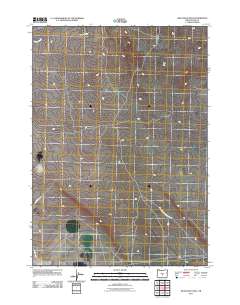 2011 Map of Mean Rock Well, 2011 Print