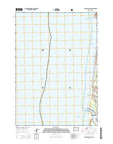 2014 Map of Mercer Lake OE W, 2014 Print