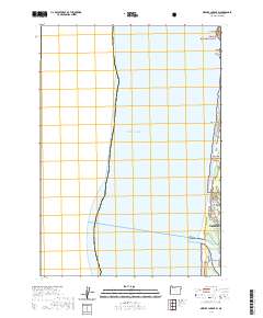 2020 Map of Mercer Lake OE W, 2020 Print