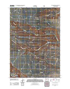 2011 Map of Metolius Bench, 2011 Print