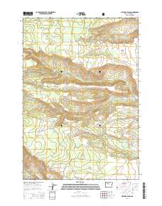 2014 Map of Metolius Bench, 2014 Print
