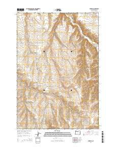 2014 Map of Mikkalo, 2014 Print