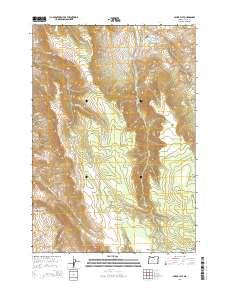 2014 Map of Miller Flat, 2014 Print