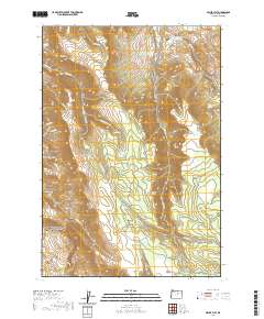 2020 Map of Miller Flat, 2020 Print