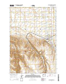 2014 Map of Milton-Freewater, 2014 Print