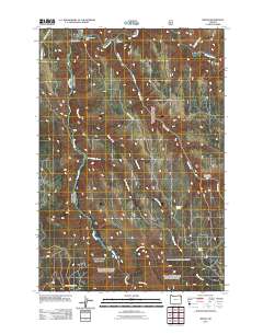 2011 Map of Minam, 2011 Print