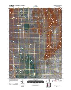 2011 Map of Miranda Flat, 2011 Print