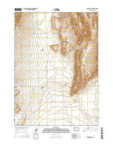 2014 Map of Miranda Flat, 2014 Print
