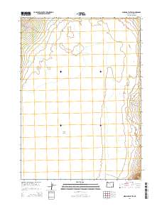 2014 Map of Miranda Flat SW, 2014 Print