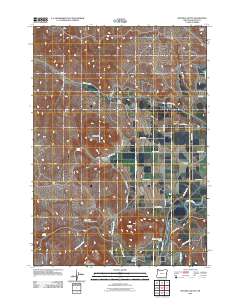 2011 Map of Mitchell Butte, 2011 Print