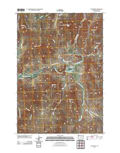 2011 Map of Monument, 2011 Print