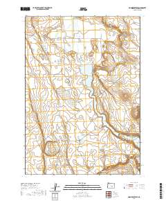 2020 Map of Moon Reservoir, 2020 Print