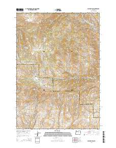 2014 Map of Mormon Basin, 2014 Print