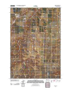 2011 Map of Moro, 2011 Print