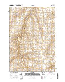 2014 Map of Moro, 2014 Print