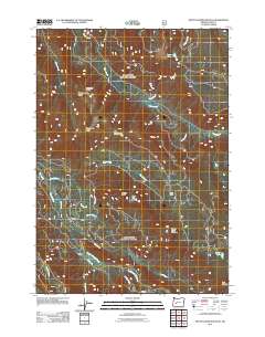 2011 Map of Mount David Douglas, 2011 Print