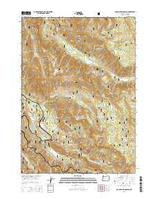2014 Map of Mount David Douglas, 2014 Print