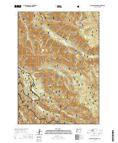 2020 Map of Mount David Douglas, 2020 Print