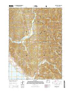 2014 Map of Mount Emily, 2014 Print