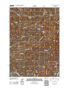 2011 Map of Mount Hagan, 2011 Print