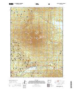 2020 Map of Mount McLoughlin, 2020 Print