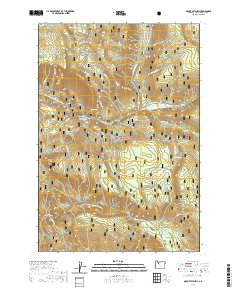 2020 Map of Mount Mitchell, 2020 Print