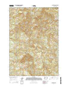 2014 Map of Mount Nebo, 2014 Print