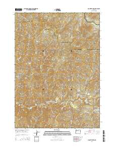 2014 Map of Mount Reuben, 2014 Print
