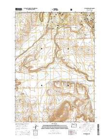 2014 Map of Mud Spring, 2014 Print