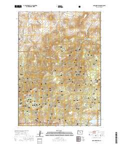 2020 Map of Mule Deer Ridge, 2020 Print